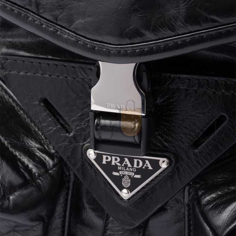 PRADA LEATHER SHOULDER BAG 2VD062 (29*23*15cm) PRADA LEATHER SHOULDER BAG 2VD062 (29*23*15cm)